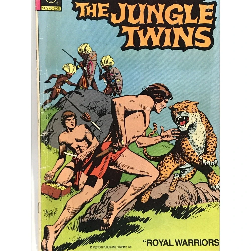 Whitman 18 Tono and Kono The Jungle Twins 1972 Royal Warriors (k-6-2)